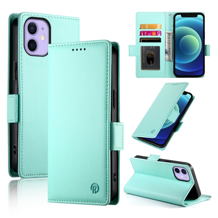 Side Buckle Magnetic Frosted Leather Phone Case