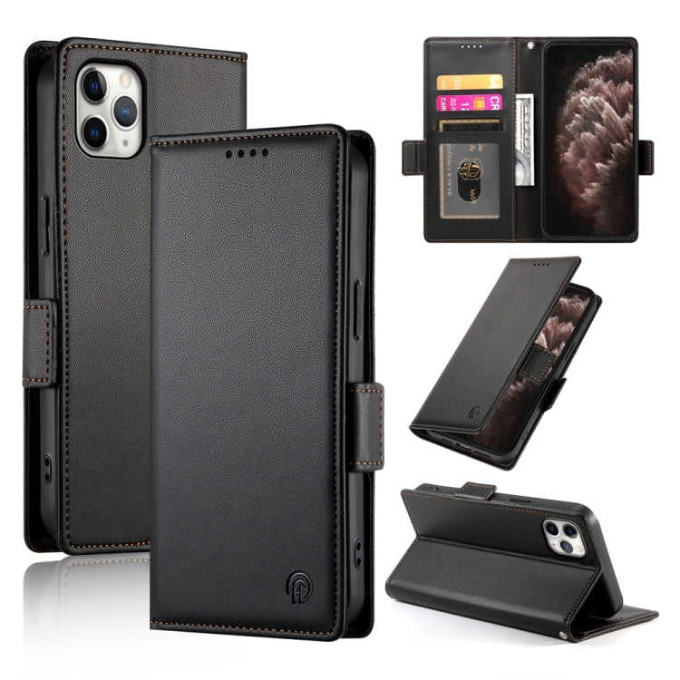 Side Buckle Magnetic Frosted Leather Phone Case