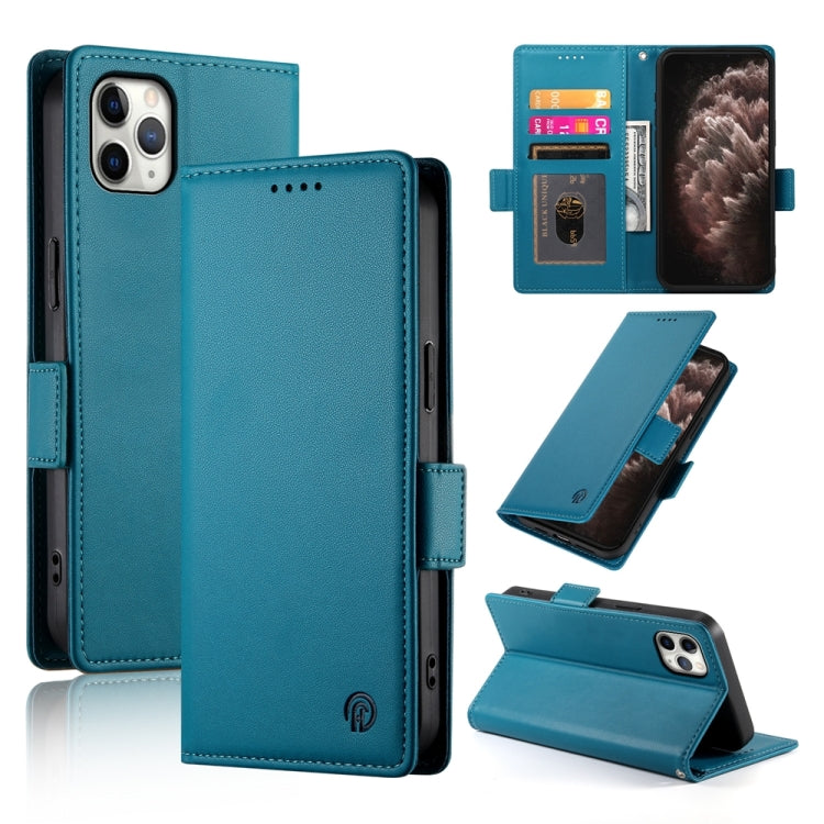 Side Buckle Magnetic Frosted Leather Phone Case