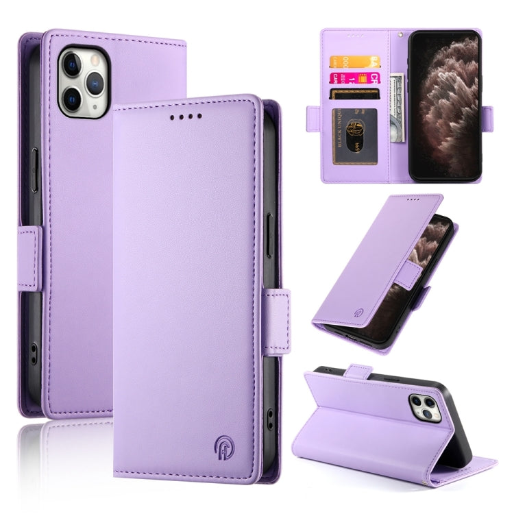 Side Buckle Magnetic Frosted Leather Phone Case