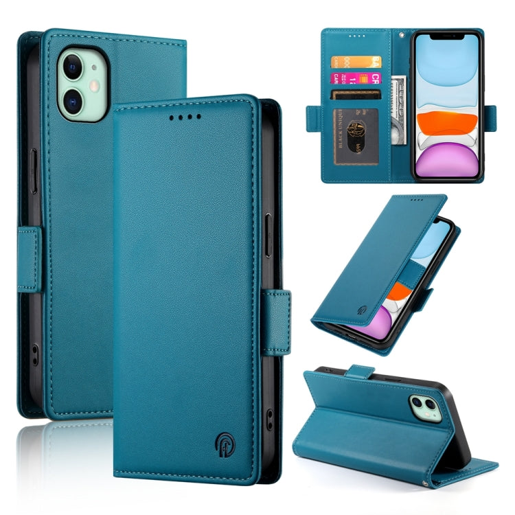 Side Buckle Magnetic Frosted Leather Phone Case