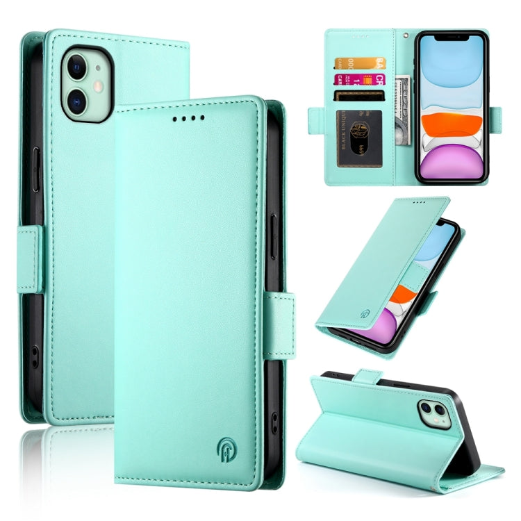 Side Buckle Magnetic Frosted Leather Phone Case
