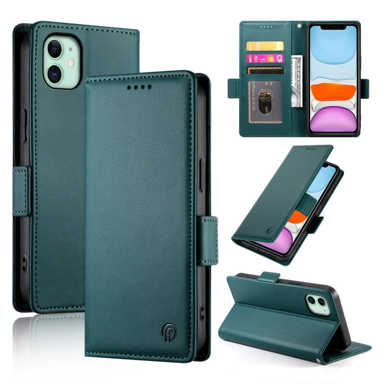 Side Buckle Magnetic Frosted Leather Phone Case