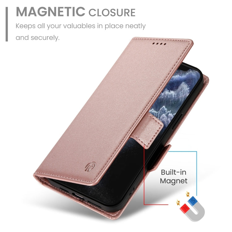 Side Buckle Magnetic Frosted Leather Phone Case