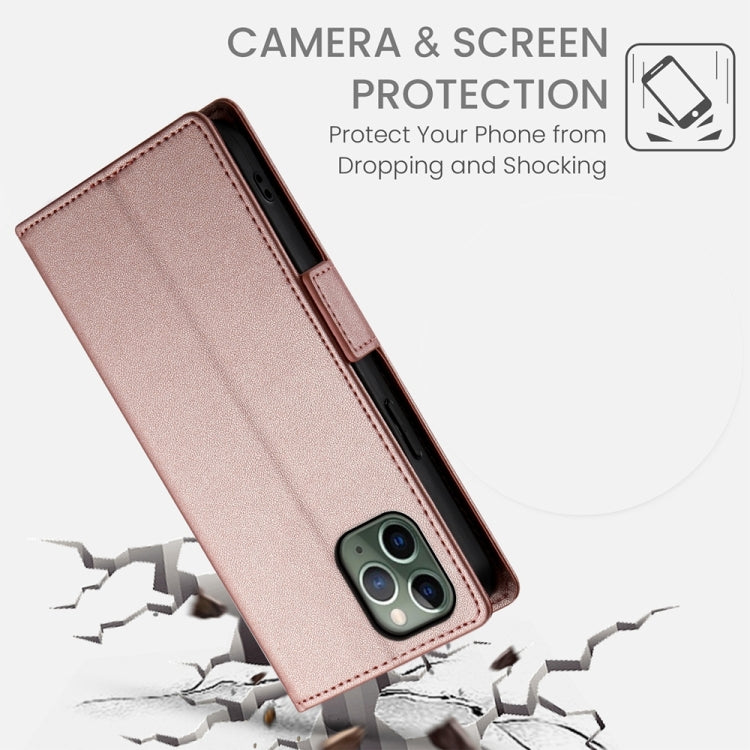 Side Buckle Magnetic Frosted Leather Phone Case