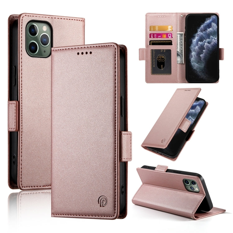 Side Buckle Magnetic Frosted Leather Phone Case