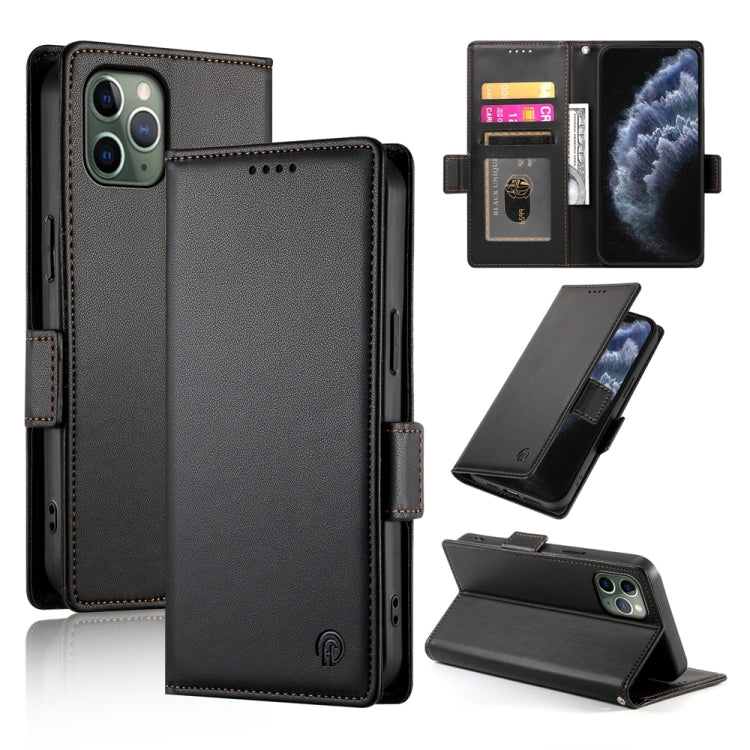 Side Buckle Magnetic Frosted Leather Phone Case