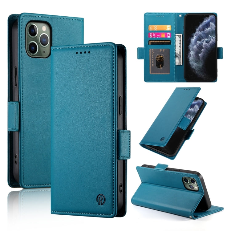 Side Buckle Magnetic Frosted Leather Phone Case