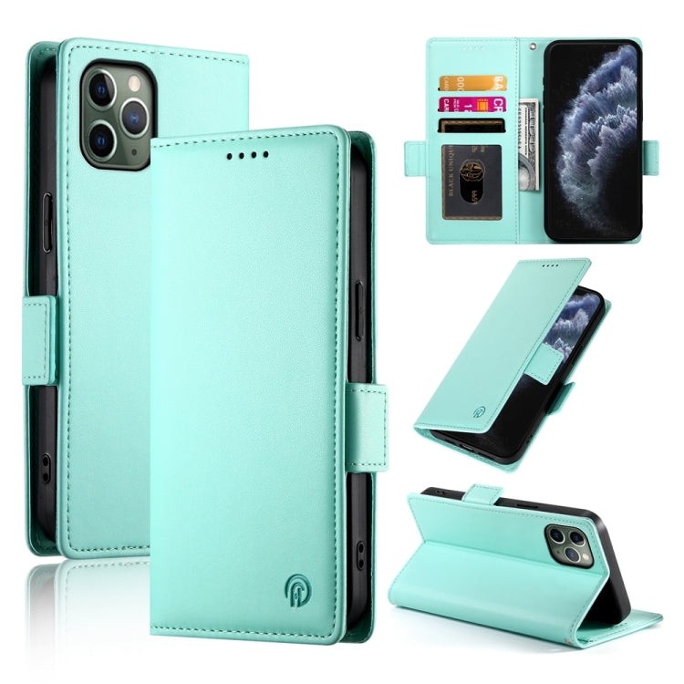 Side Buckle Magnetic Frosted Leather Phone Case