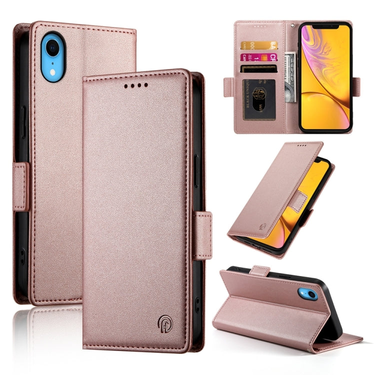 Side Buckle Magnetic Frosted Leather Phone Case