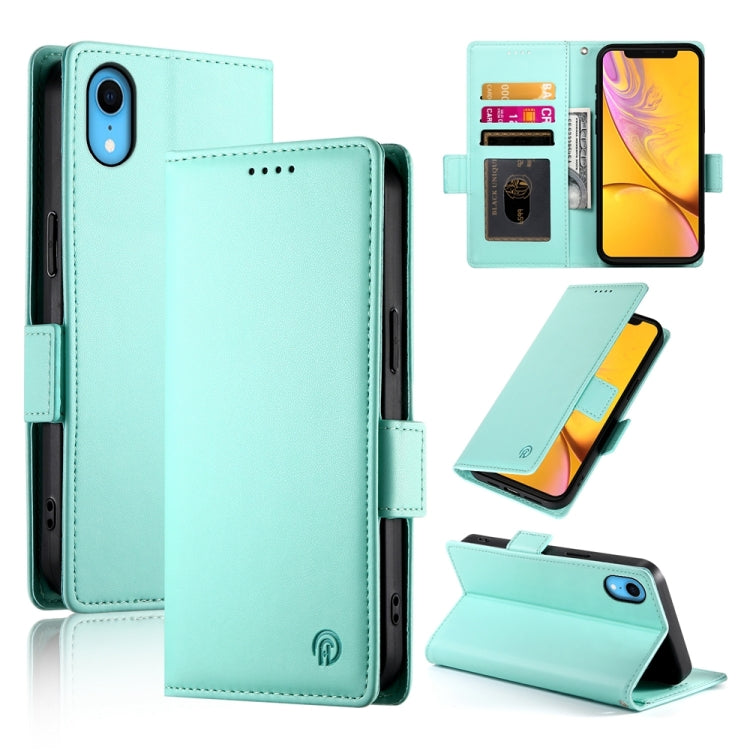 Side Buckle Magnetic Frosted Leather Phone Case