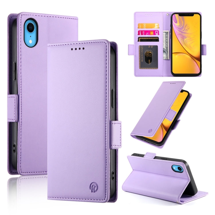 Side Buckle Magnetic Frosted Leather Phone Case
