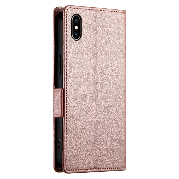 Side Buckle Magnetic Frosted Leather Phone Case