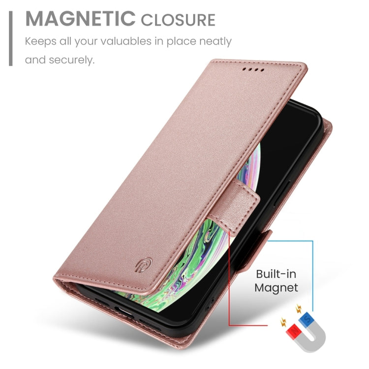Side Buckle Magnetic Frosted Leather Phone Case