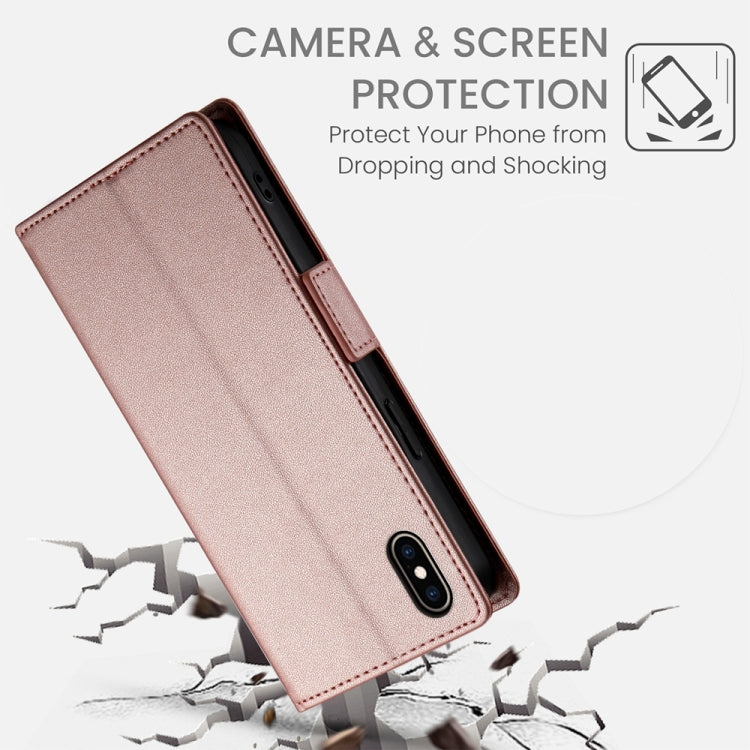Side Buckle Magnetic Frosted Leather Phone Case