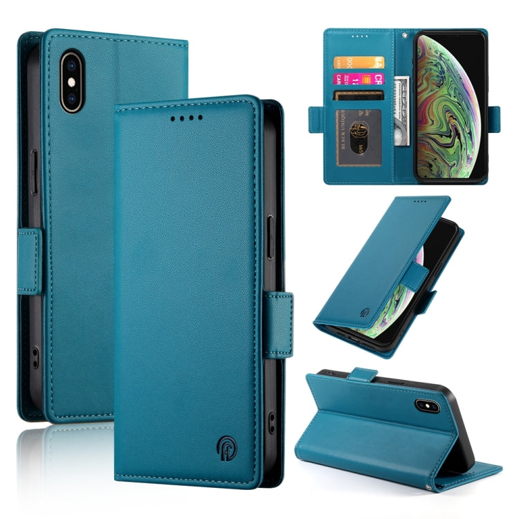 Side Buckle Magnetic Frosted Leather Phone Case