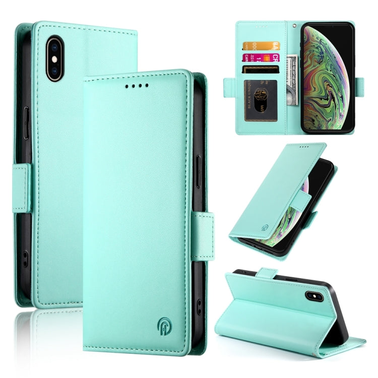 Side Buckle Magnetic Frosted Leather Phone Case