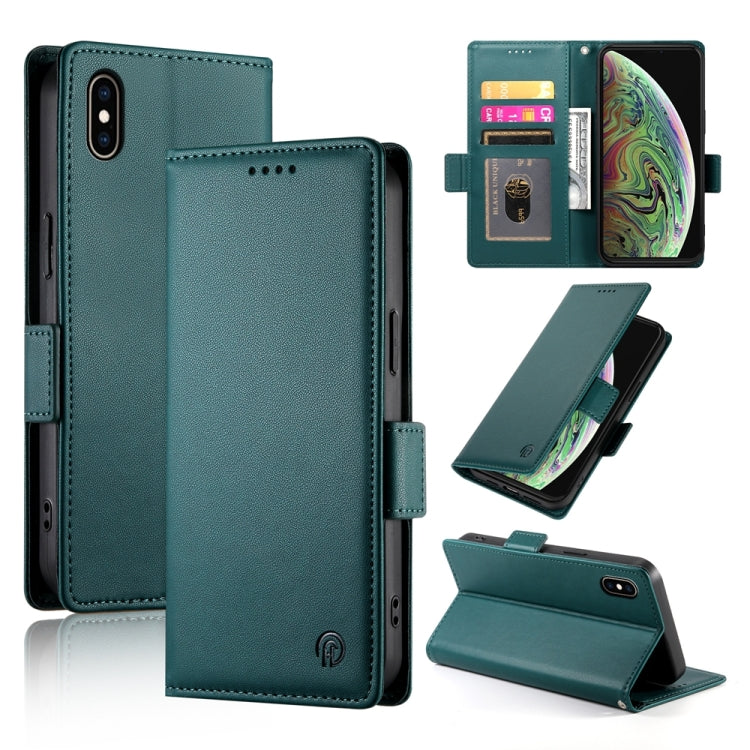 Side Buckle Magnetic Frosted Leather Phone Case