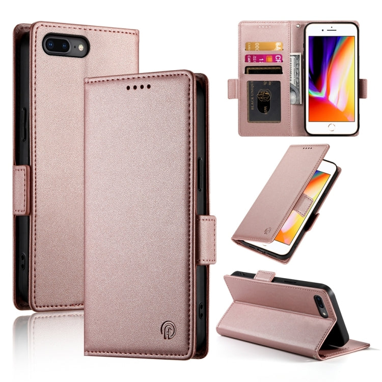 Side Buckle Magnetic Frosted Leather Phone Case