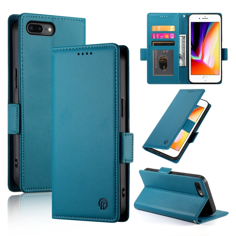 Side Buckle Magnetic Frosted Leather Phone Case