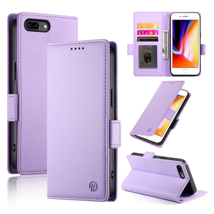 Side Buckle Magnetic Frosted Leather Phone Case