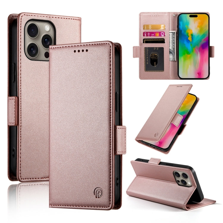 Side Buckle Magnetic Frosted Leather Phone Case
