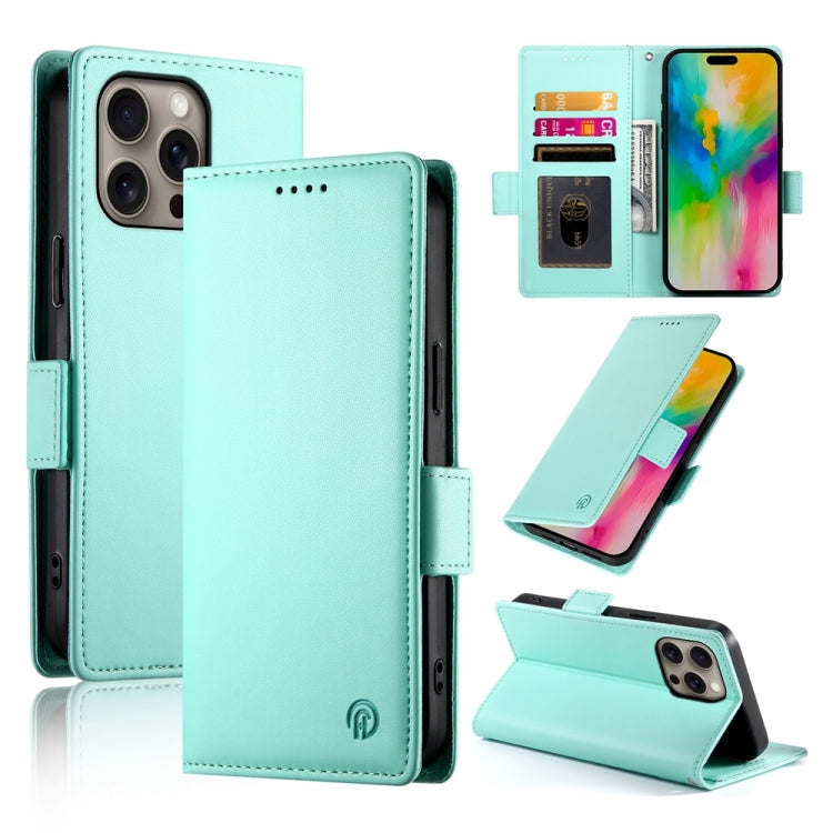 Side Buckle Magnetic Frosted Leather Phone Case