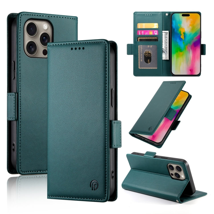 Side Buckle Magnetic Frosted Leather Phone Case