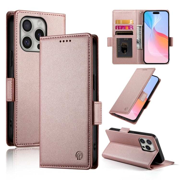 Side Buckle Magnetic Frosted Leather Phone Case