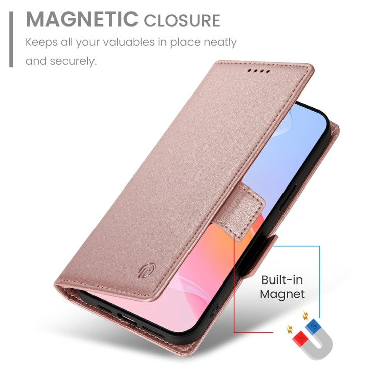 Side Buckle Magnetic Frosted Leather Phone Case