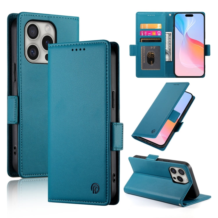 Side Buckle Magnetic Frosted Leather Phone Case