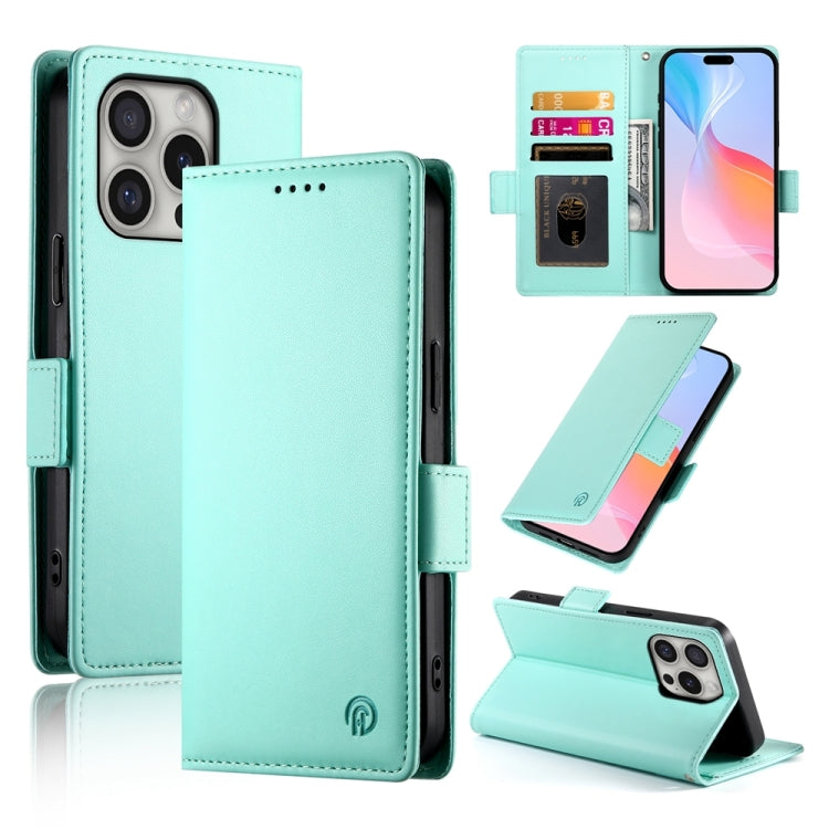 Side Buckle Magnetic Frosted Leather Phone Case