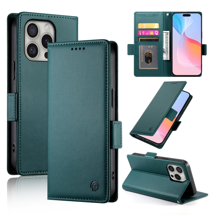 Side Buckle Magnetic Frosted Leather Phone Case