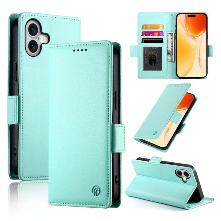 Side Buckle Magnetic Frosted Leather Phone Case
