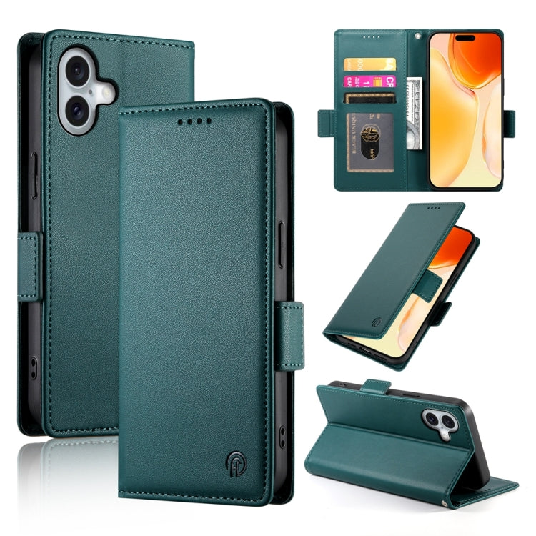 Side Buckle Magnetic Frosted Leather Phone Case