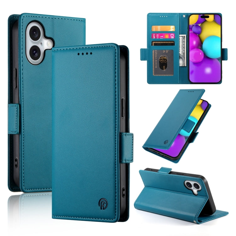 Side Buckle Magnetic Frosted Leather Phone Case