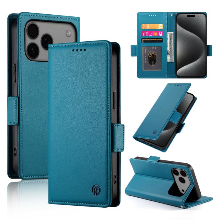 Side Buckle Magnetic Frosted Leather Phone Case
