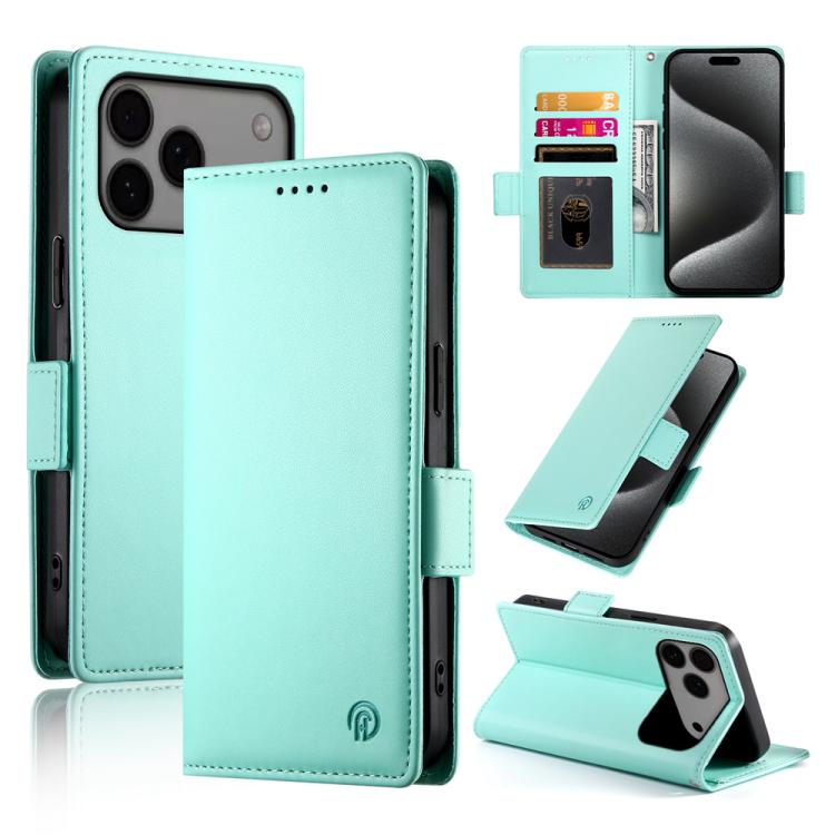 Side Buckle Magnetic Frosted Leather Phone Case