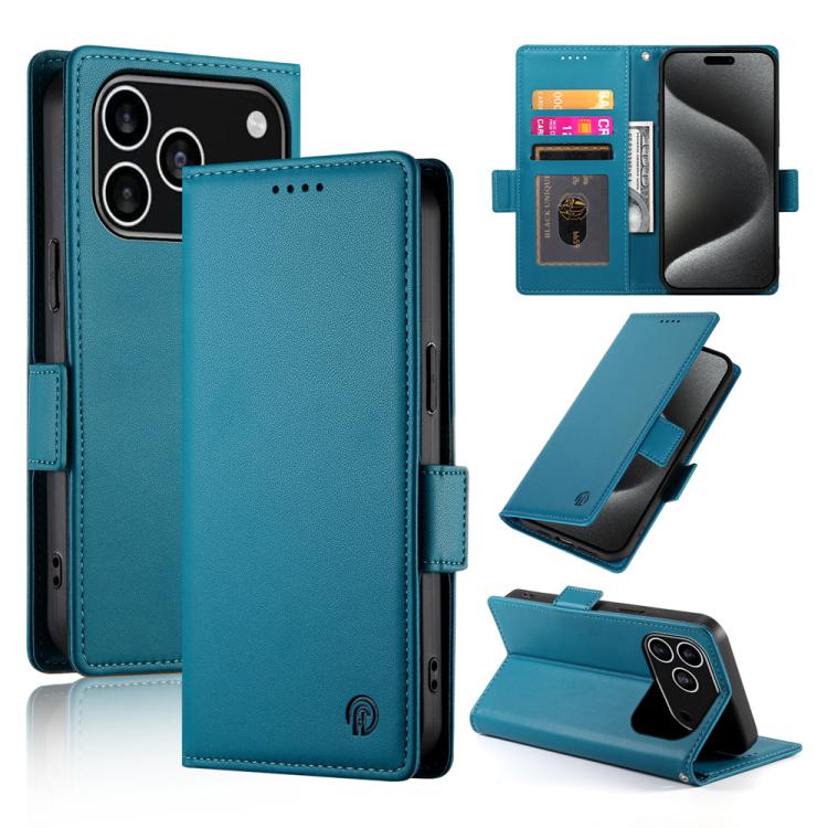 Side Buckle Magnetic Frosted Leather Phone Case