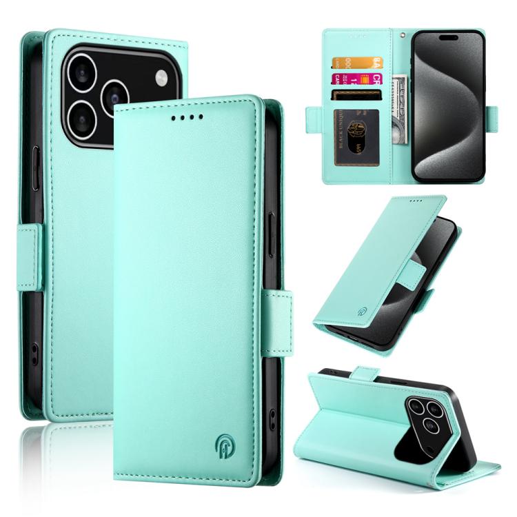 Side Buckle Magnetic Frosted Leather Phone Case