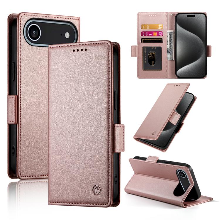 Side Buckle Magnetic Frosted Leather Phone Case