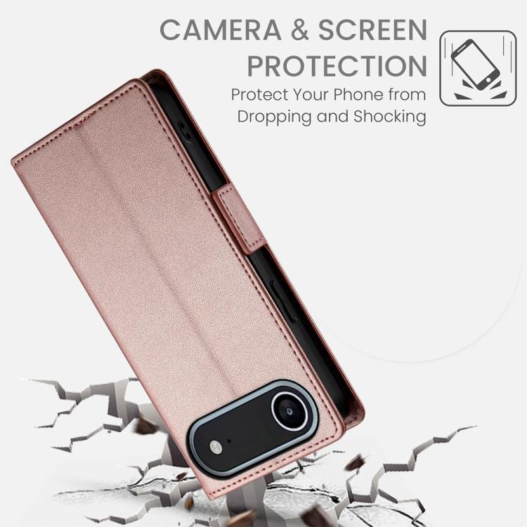 Side Buckle Magnetic Frosted Leather Phone Case
