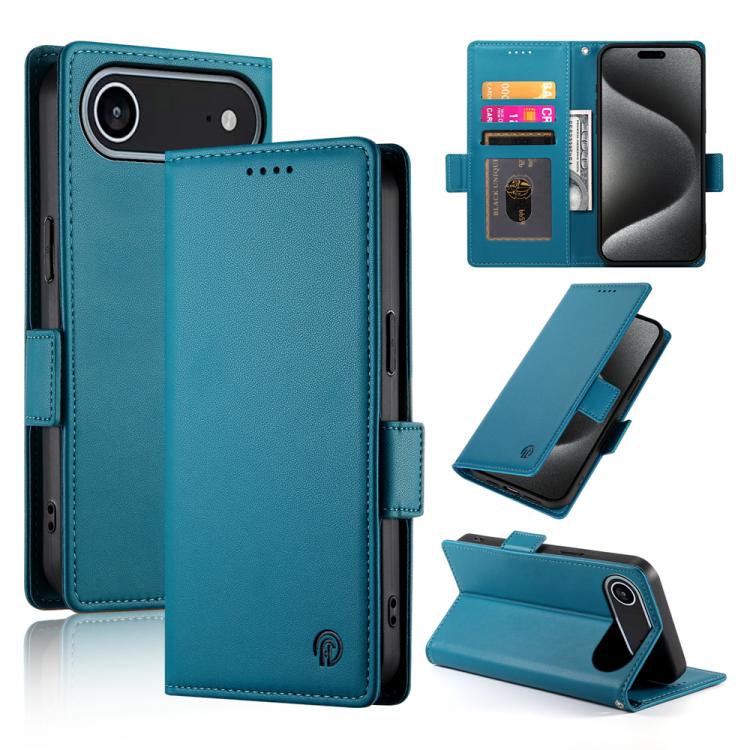 Side Buckle Magnetic Frosted Leather Phone Case