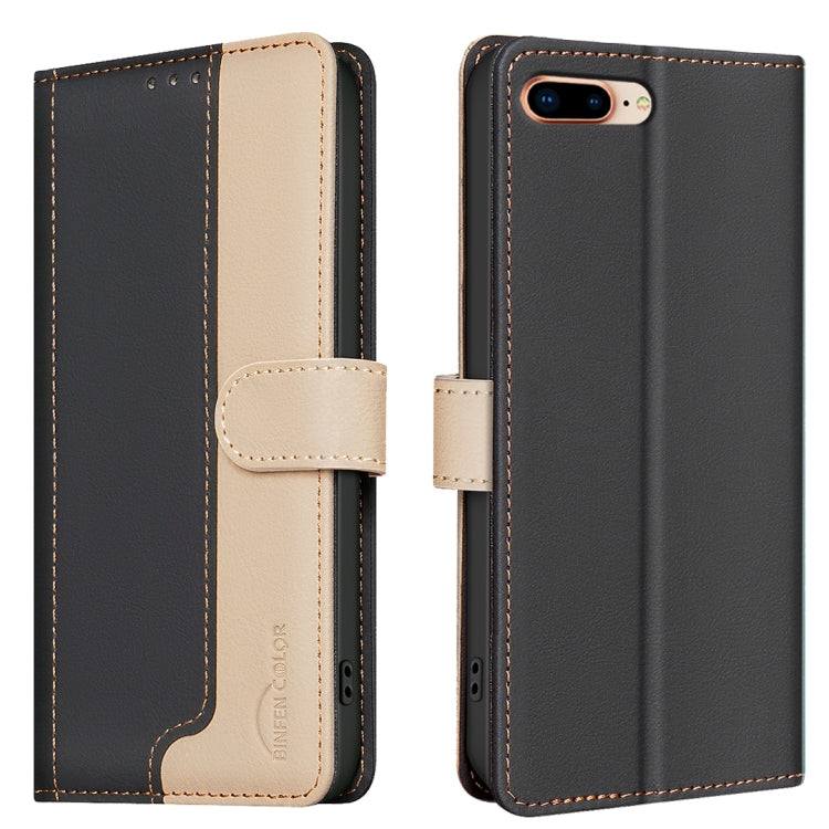 Color Matching RFID Anti-theft Leather Phone Case, For iPhone XR, For iPhone XS Max, For iPhone 8 Plus / 7 Plus