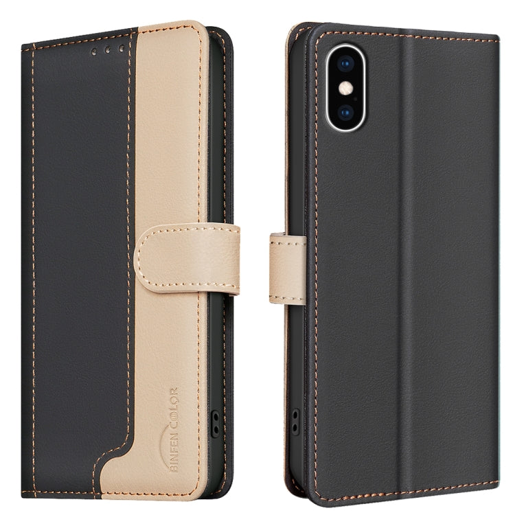 Color Matching RFID Anti-theft Leather Phone Case, For iPhone XR, For iPhone XS Max, For iPhone 8 Plus / 7 Plus