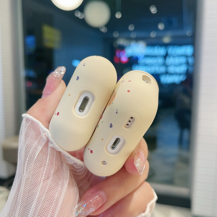 Étui en TPU givré motif biscuits pour écouteurs AirPods Pro 2, AirPods 3, AirPods Pro, AirPods 2 / 1