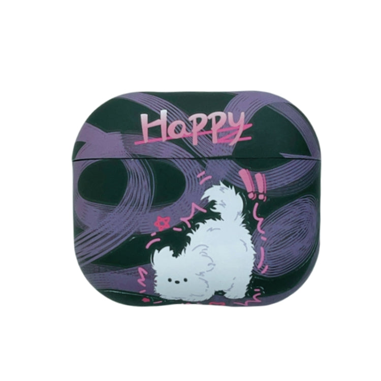 Cat and Dog Pattern Earbuds Box Frosted TPU Case, For AirPods Pro 2, For AirPods 3, For AirPods Pro, For AirPods 2 / 1
