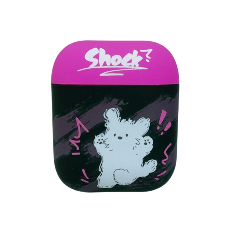 Cat and Dog Pattern Earbuds Box Frosted TPU Case, For AirPods Pro 2, For AirPods 3, For AirPods Pro, For AirPods 2 / 1
