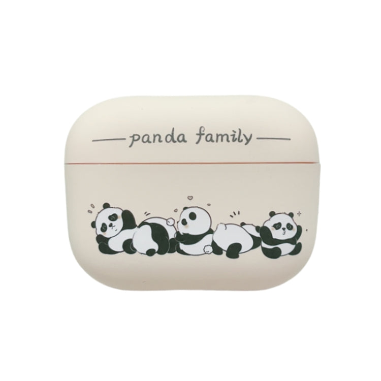 Panda Pattern Earbuds Box Frosted TPU Case, For AirPods 3, For AirPods Pro, For AirPods 2 / 1