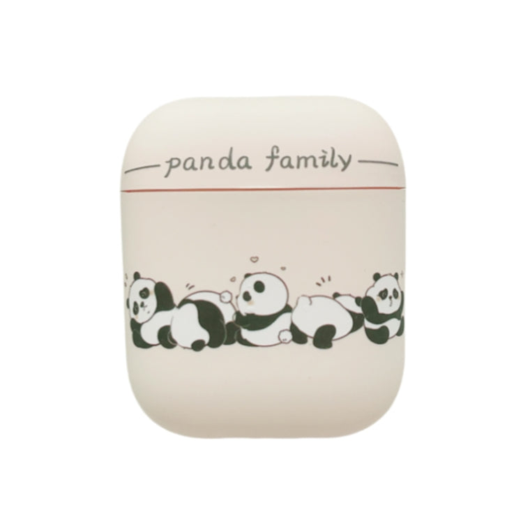 Panda Pattern Earbuds Box Frosted TPU Case, For AirPods 3, For AirPods Pro, For AirPods 2 / 1